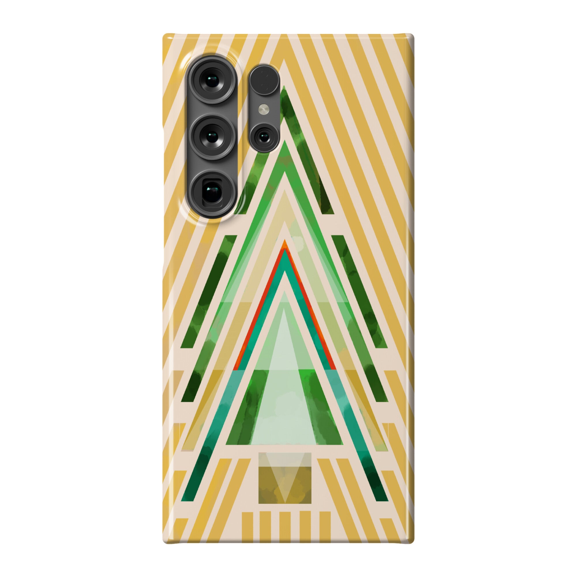 Geometric Summer Tree Phone Case